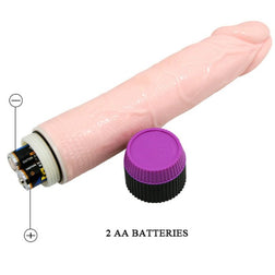 Realistic Vibrating Dildo 21,5 cm Natural Skin — Adour Club