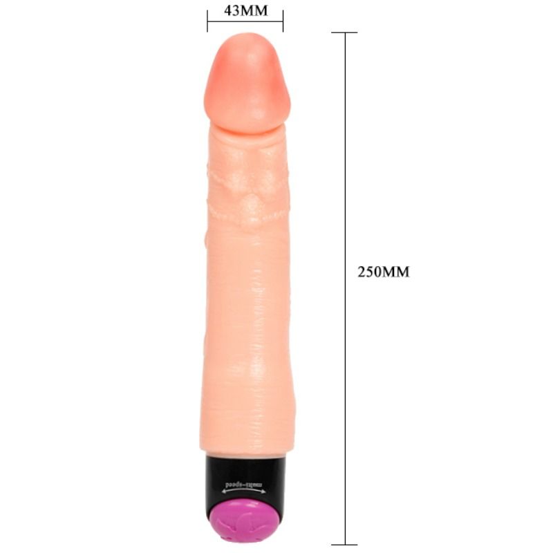 BAILE VIBRATEUR REALISTE FLEXIBLE 25 CM