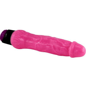 BAILE VIBRATEUR REALISTE SEXE COLORE ROSE 24 CM