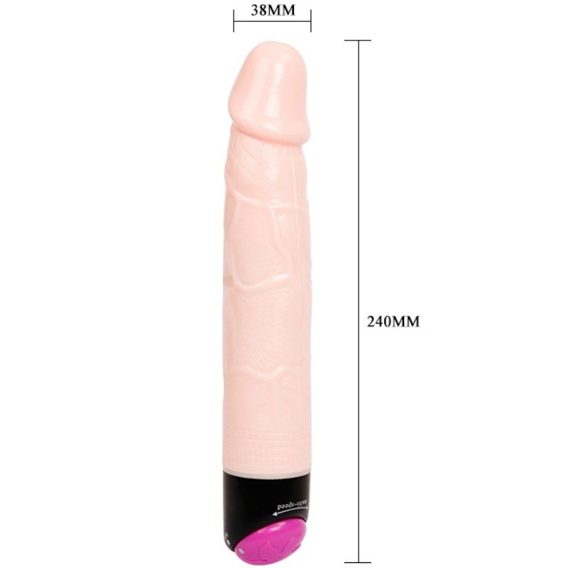BAILE VIBRATION ET ROTATION SEXUELLES COLOREES 24 CM