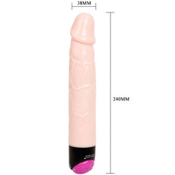 BAILE VIBRATION ET ROTATION SEXUELLES COLOREES 24 CM