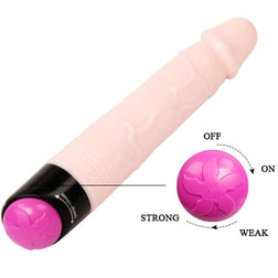 BAILE VIBRATION ET ROTATION SEXUELLES COLOREES 24 CM