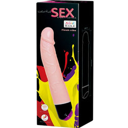 BAILE VIBRATION ET ROTATION SEXUELLES COLOREES 24 CM