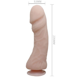 Baile big penis dildo, natural vibration, 23.5 cm