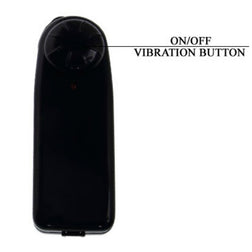 Gode vibrant à ventouse 24 cm avec télécommande filaire — Penis Vibration