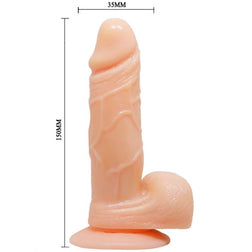 Gode Prime Realistic 15 cm ventouse - en situation