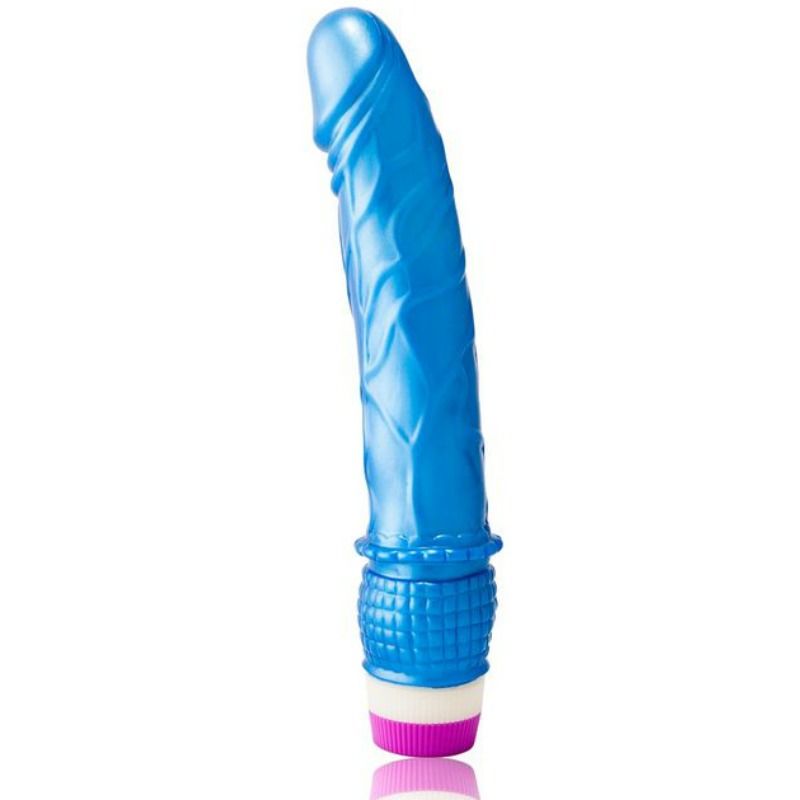 BAILE VIBRATEUR VAGUES DE PLAISIR 23 CM BLEU