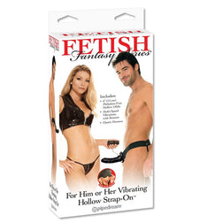 FETISH FANTASY SERIES SANGLE CREUSE VIBRANTE POUR ELLE OU LUI NOIR