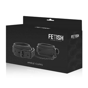 FETISH SUBMISSIVE CHEVILLES EN CUIR VEGETALIEN AVEC DOUBLURE EN NOPRENE
