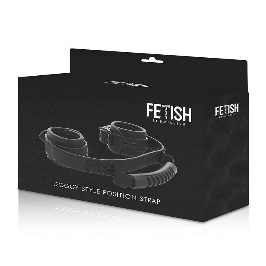 FETISH SUBMISSIVE MENOTTES DOUBLURE NOPRENE AVEC POIGNEE