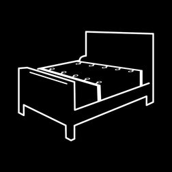 Kit bondage de lit — 4 menottes + sangles matelas — image 2