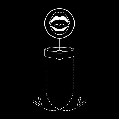 FETISH SUBMISSIVE ANNEAU BILLON AVEC PINCES TELEMON