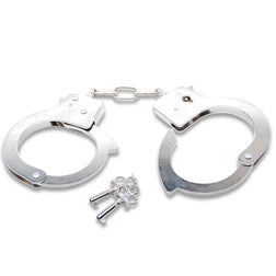 Menottes en métal argenté — Official Cuffs — vue 3