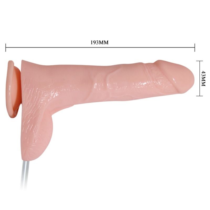 Gode vibrant éjaculateur 22 cm avec ventouse — Waterspray — vue produit 3