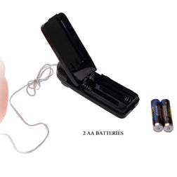 Realistic 21.6 cm vibrating dildo with suction cup and wired remote