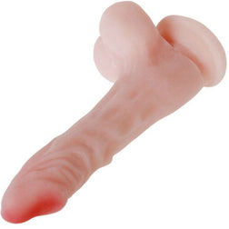 Dildo Baile con forma de pene realista y color natural, 21,6 cm