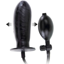 Schéma montrant le fonctionnement du gode gonflable avec poire