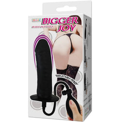 Emballage du gode gonflable Bigger Joy avec visuel du produit