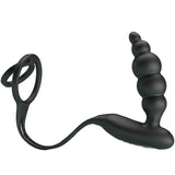 PRETTY LOVE ANNEAUX PENIS AVEC PLUG VIBRATEUR
