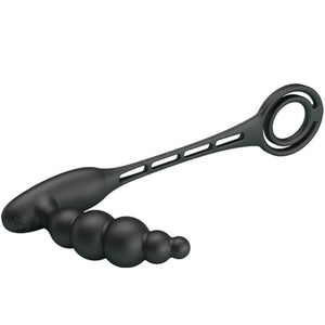 PRETTY LOVE ANNEAUX PENIS AVEC PLUG VIBRATEUR