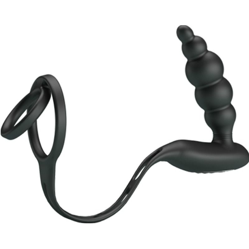 PRETTY LOVE ANNEAUX PENIS AVEC PLUG VIBRATEUR