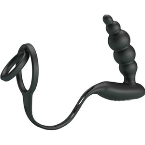 PRETTY LOVE ANNEAUX PENIS AVEC PLUG VIBRATEUR
