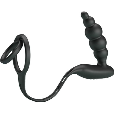 PRETTY LOVE ANNEAUX PENIS AVEC PLUG VIBRATEUR