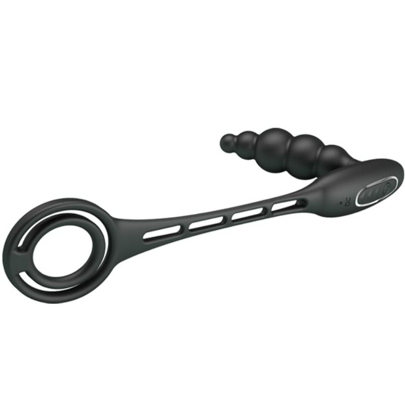 PRETTY LOVE ANNEAUX PENIS AVEC PLUG VIBRATEUR