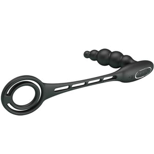 PRETTY LOVE ANNEAUX PENIS AVEC PLUG VIBRATEUR