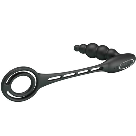 PRETTY LOVE ANNEAUX PENIS AVEC PLUG VIBRATEUR