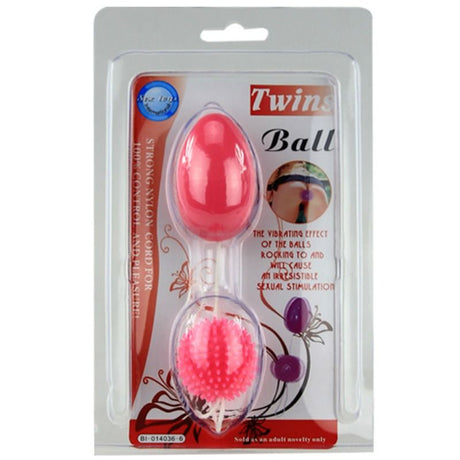 Chapelet anal Twins Balls - vue produit de profil