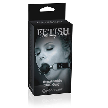 Bdsm Bâillon boule silicone respirant sangle cuir pour ton plaisir