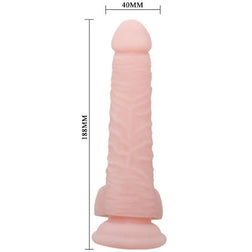 Gode réaliste 18.8 cm avec testicules et ventouse