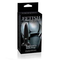 Plug anal débutant souple 9 cm noir — emballage