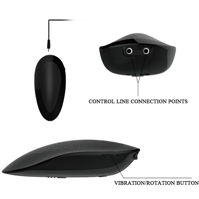 BAILE VIBRATEUR REALISTE OLIVER AVEC FONCTION DE ROTATION