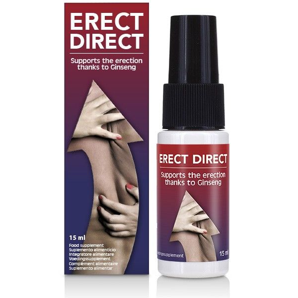 Spray oral pour érection ginseng et L-arginine 15 ml — Erect Direct · Cobeco - Health · Érection