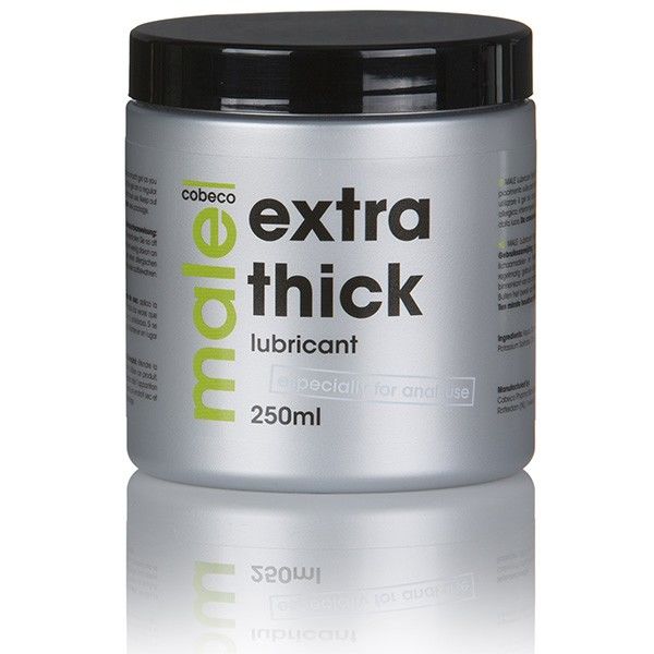 Gel lubrifiant anal ultra épais 250 ml — Male Extra Thick · Cobeco - Cbl · Lubs & Sprays Relaxants Anal