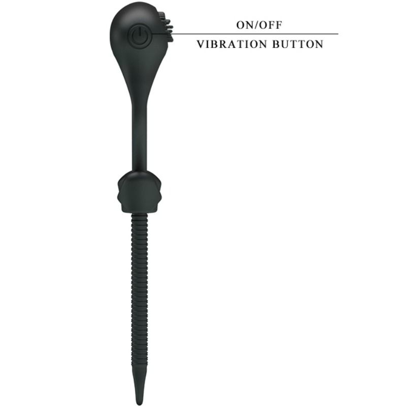 Cockring vibrant ajustable lacet — vue détaillée