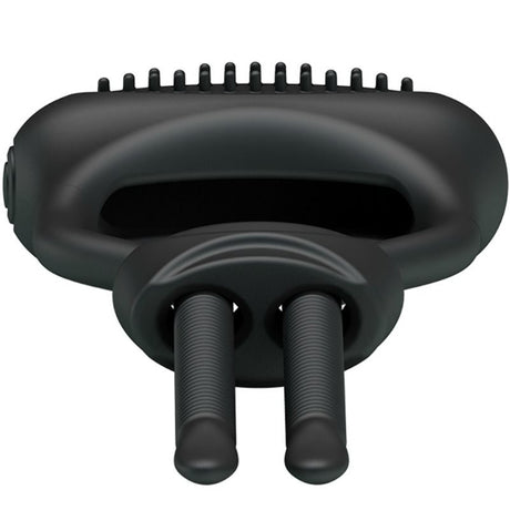 Cockring vibrant ajustable lacet — en situation
