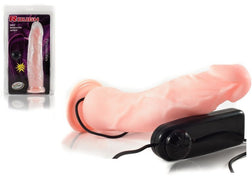 Realistic dildo by Baile, Love Clone Rough model, in flesh-coloured TPE, 22.3 cm, for intimate pleasure.