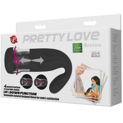 Packaging du masturbateur automatique Breton avec visuels explicatifs
