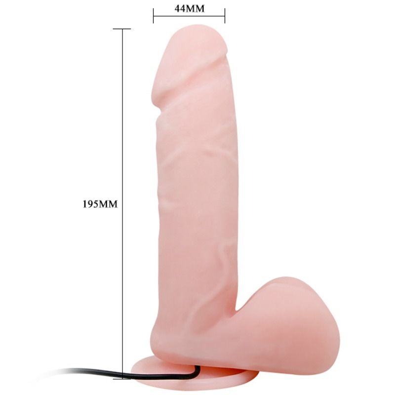Gode réaliste Oliver télécommande ventouse - vue arrière produit