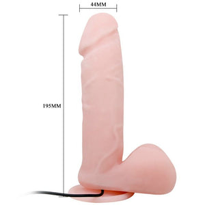 Gode réaliste Oliver télécommande ventouse - vue arrière produit