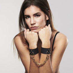 BIJOUX INDISCRETS MAZE MANCHETTES LARGES NOIR