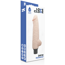 Gode vibro réaliste autolubrifiant 24 cm peau — Harald
