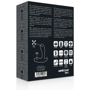 Masseur prostate double moteur rechargeable — emballage
