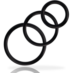 Set 3 cockrings extensibles — vue de profil