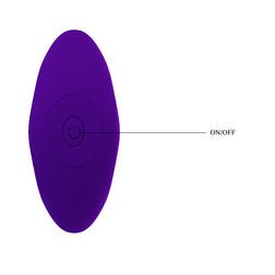 Plug vibrant prostatique 12 modes silicone lilas