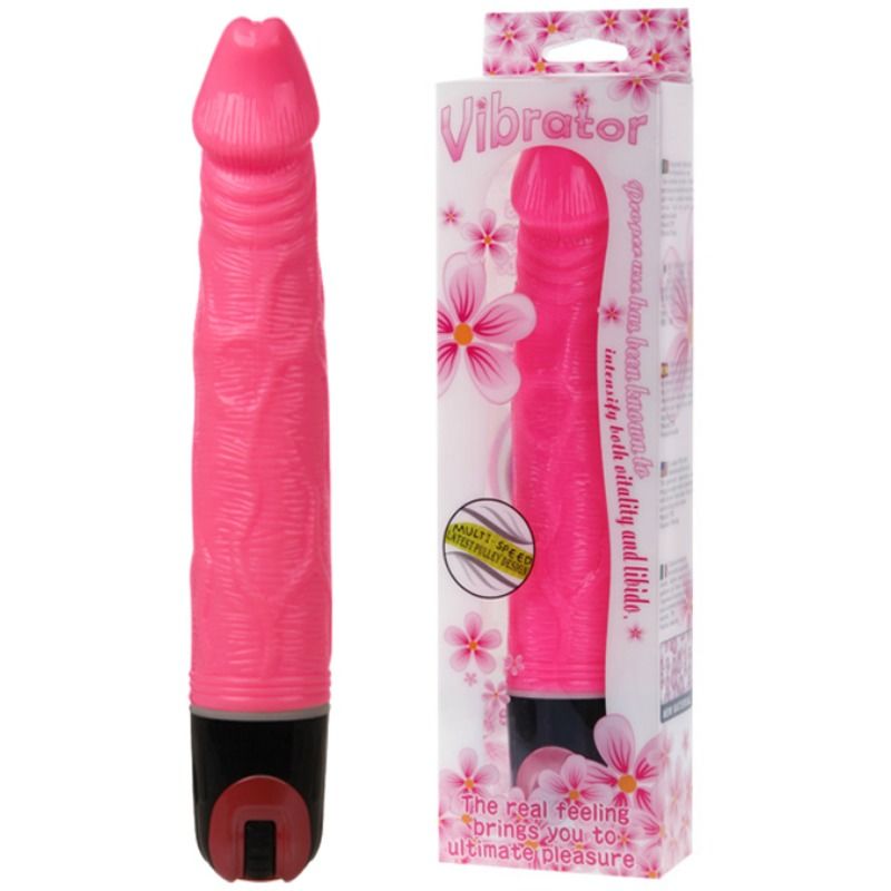 BAILE VIBRATEUR DE MULTIVITESSES 215 CM ROSE