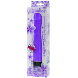 Gode vibrant 21,5 cm format fin violet